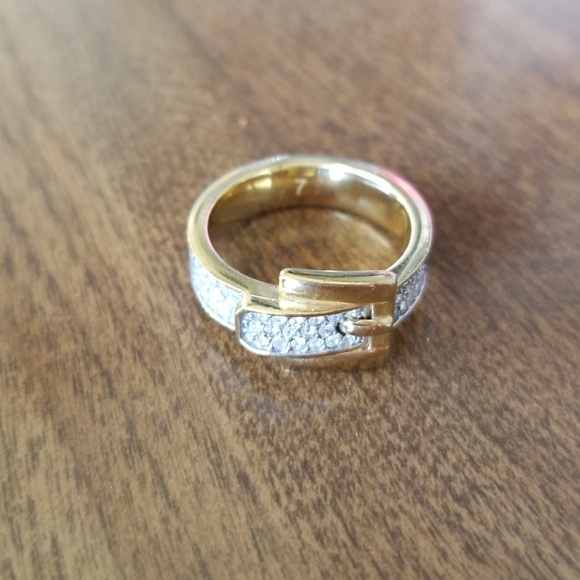 michael kors belt buckle ring